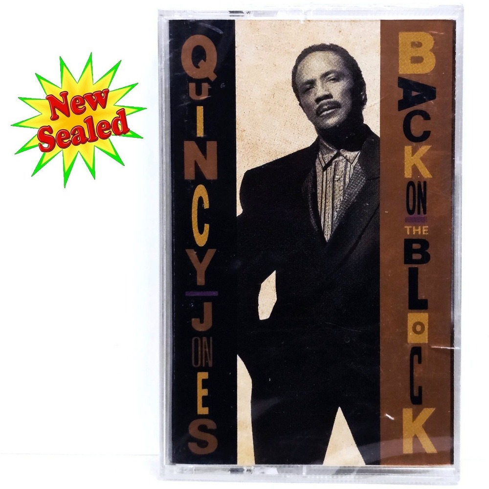 Quincy Jones Back On The Block Cassette Tape‎ 1989 New Sealed